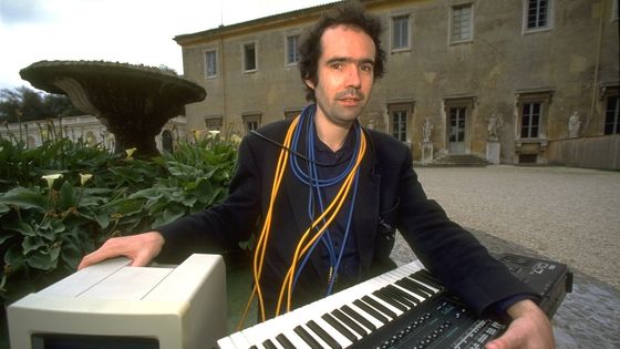 Le compositeur Marc-André Dalbavie à la Villa Médicis à Rome en 1996 ©Getty - Patrick Durand / Sygma