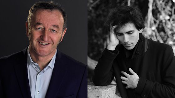 Michel Orier, directeur de la musique et de la création à Radio France et Alexandre Kantorow, pianiste, présentent la nouvelle saison des concerts de Radio France - Michel Orier (Christophe Abramowitz) et Alexandre Kantorow (Sasha Gusov)