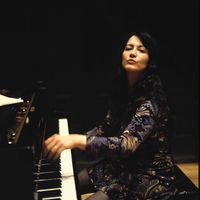 La pianiste Martha Argerich à Londres en 1971