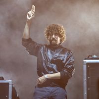 Le musicien Gaspard Augé sur scène au ACL Music Festival à Zilker Park à Austin le 6 octobre 2018.