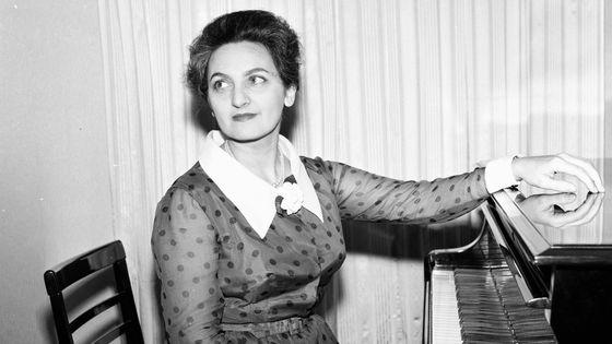 La pianiste Yvonne Loriod, compagne et muse du compositeur Olivier Messiaen ©AFP - Gérard Landau/INA