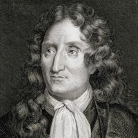 Les 400 ans de Jean de La Fontaine. Ici une gravure représentant le portrait du poète.