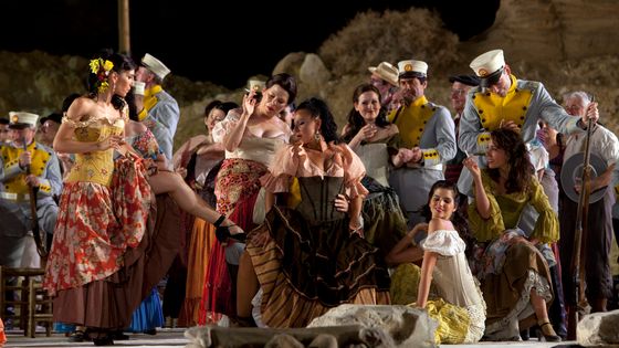 Le public cria au scandale lorsqu'il a découvert sur la scène de l'Opéra-Comique, le nouvel opéra de Georges Bizet : Carmen ©Maxppp - JIM HOLLANDER/EPA