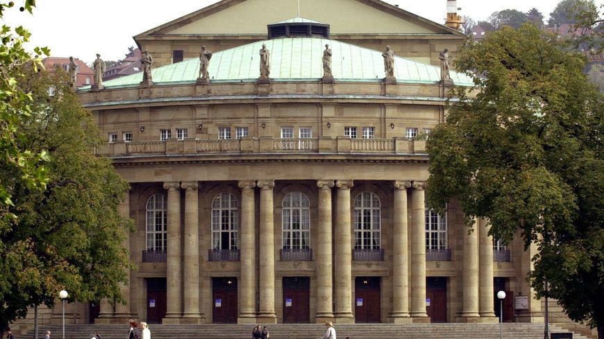 L"opéra de Stuttgart dans le Bade-Wurtemberg.