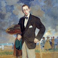 Jacques-Emile Blanche, Portrait d'Igor Stravinsky (huile sur toile, 1915)