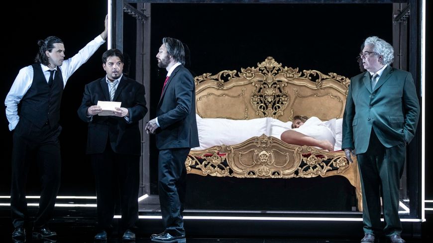Mozart, Les Noces de Figaro, répétitions – mise en scène Lotte de Beer, direction musicale Thomas Hengelbrock : Andrè Schuen, Emiliano Gonzalez Toro, Gyula Orendt, Jacquelyn Wagner, Maurizio Muraro