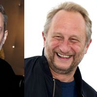 Vincent Desagnat et Benoît Poelvoorde pour le film "Mystère à Saint-Tropez"