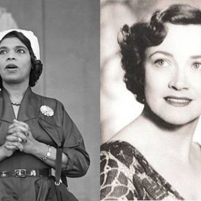 Marian Anderson (1897 - 1993) au Lincoln Memorial à Washington D.C. / Kathleen Ferrier (1912 - 1953)