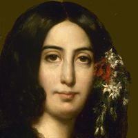 Portrait de George Sand, par auguste Charpentier, 1837. Collection du Musée de la Vie romantique, à Paris.