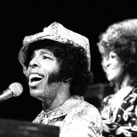 Sly And The Family Stone sur le plateau de The Midnight Special en 1971