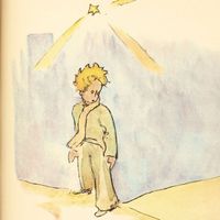 "Le Petit Prince", version 1942-1943. Collection privée. Antoine de Saint-Exupéry