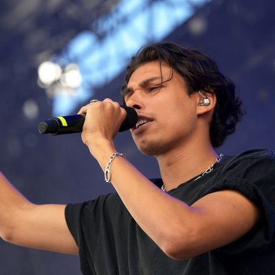 Le rappeur français Georgio aux Vieilles charrues en 2019