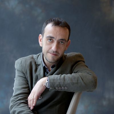 L'écrivain Jérôme Ferrari, à Cremona en Italie (mai 2013)
