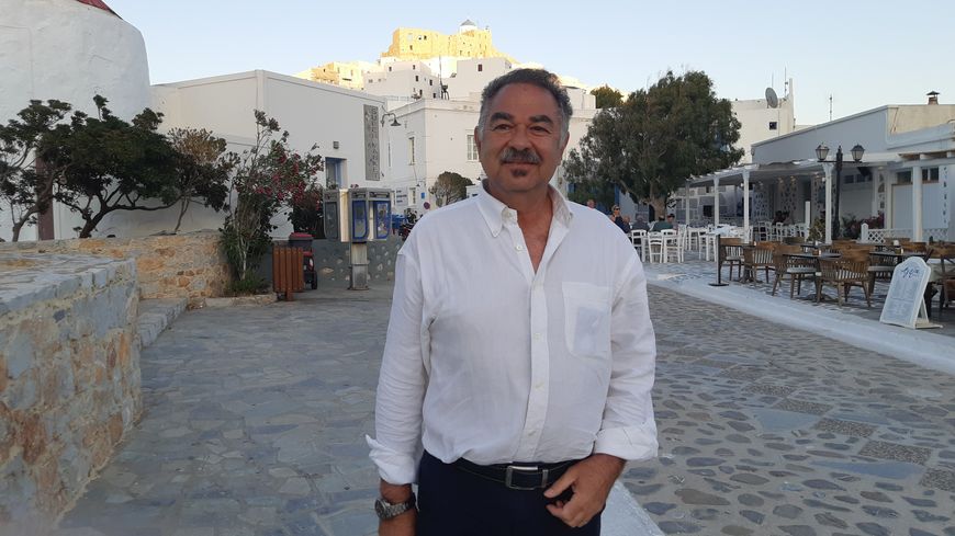 Le maire d'Astypalea Nikolas Komineas