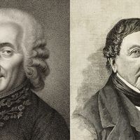 De gauche à droite : Luigi Boccherini / Heritage Images / Hulton Archive | Gioacchino Rossini / DEA / ICAS94 / Coll. DeAgostini