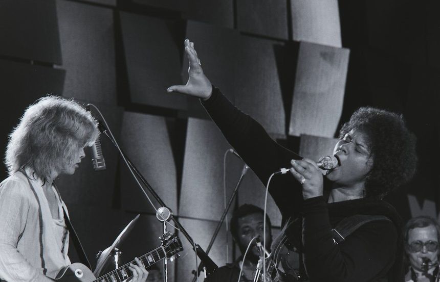 Etta James à Montreux en 1975 - Photo de Georges Braunschweig