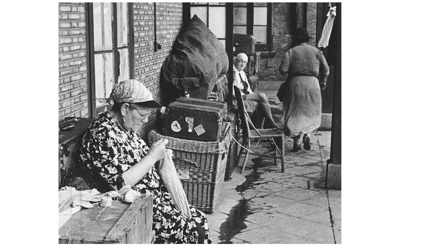 Camp à Shanghai dans le district de Hongkeu, pour recevoir les juifs européens fuyant le nazisme, le1er juin 1939. Photo: Wolfgang Weber