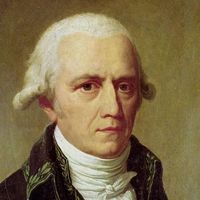 Jean-Baptiste Pierre Antoine de Monet, chevalier de La Marck, dit Jean-Baptiste de Lamarck (1744–1829), savant botaniste français. Tableau peint par Charles Thévenin (1764–1838)