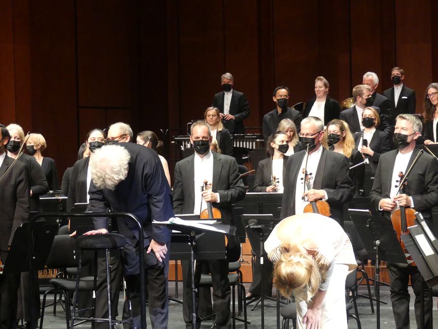 Tonnerre d'applaudissements à la fin de la représentation de mercredi soir, qui mettait à l'honneur Strauss et Mahler