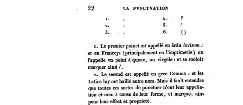 Extrait de "La manière de bien traduire d'une langue en aultre, d'advantage de la punctuation de la langue françoyse, plus des accents d'ycelle / le tout faict par Estienne Dolet"