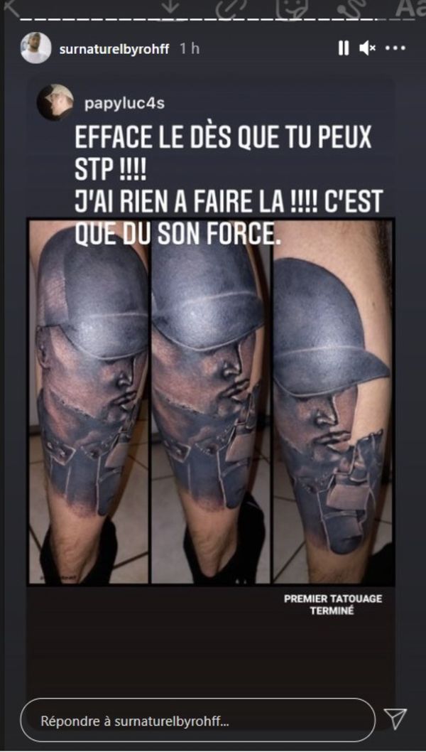 capture Instagram de la story de Rohff