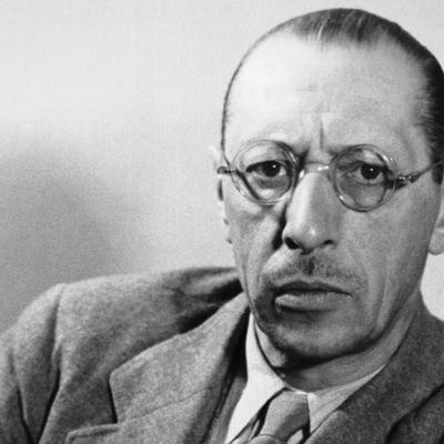 Portrait du compositeur Igor Stravinsky
