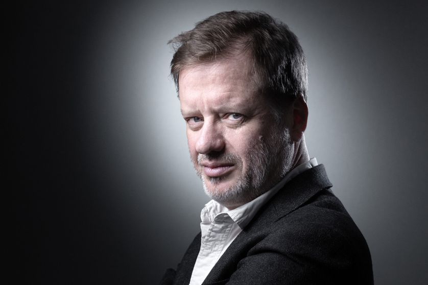 L'écrivain et prix Goncourt Alexis Jenni