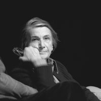 Nathalie Sarraute. 17 nov. 1975. Photo : Sophie Bassouls.