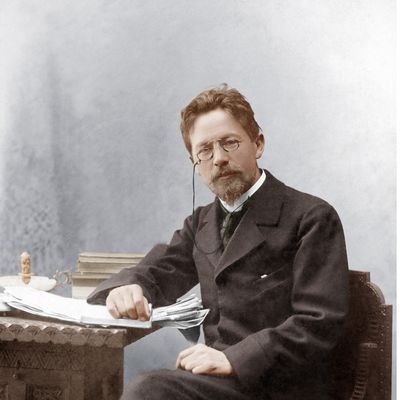 Portrait de Anton Tchekhov (1901 Colorisé numériquement)
