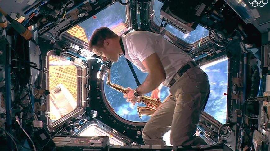 Thomas Pesquet a entonné des notes de La Marseillaise depuis l'espace