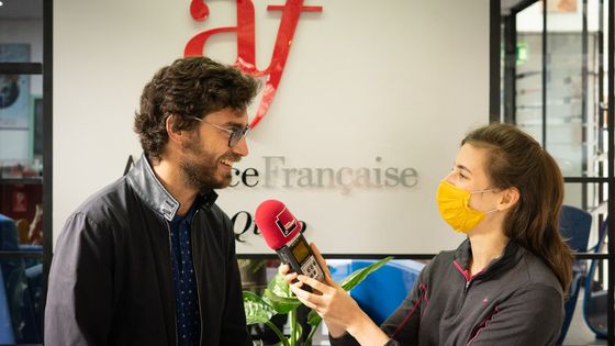 Charles Vix et Suzanne Gervais à l'Alliance française de Quito - Baudouin Jousset