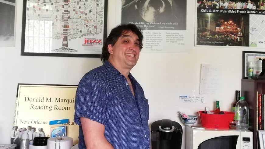 David Kunian, conservateur du musée du jazz de la Nouvelle-Orléans