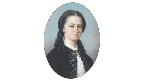 Laura Netzel, Pastel de Maria Röhl (1863) - © Domaine Public / Wikimedia
