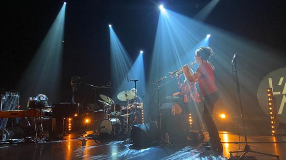 Airelle Besson sur la scène de l'Astrada le 02 août 2021 ©Radio France - Alex Dutilh