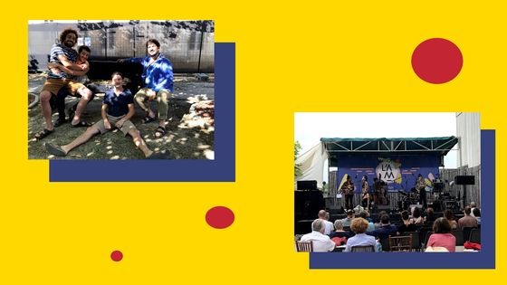 Edredon Senisible, Canoa sur le parvis de l'Astrada le 27 juillet 2021 - Jazz In Marciac ©Radio France - Emmanuelle Lacaze