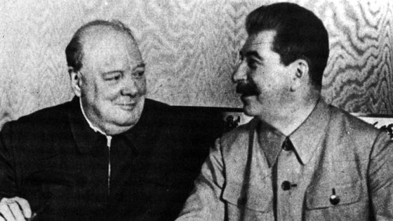 rencontre staline churchill