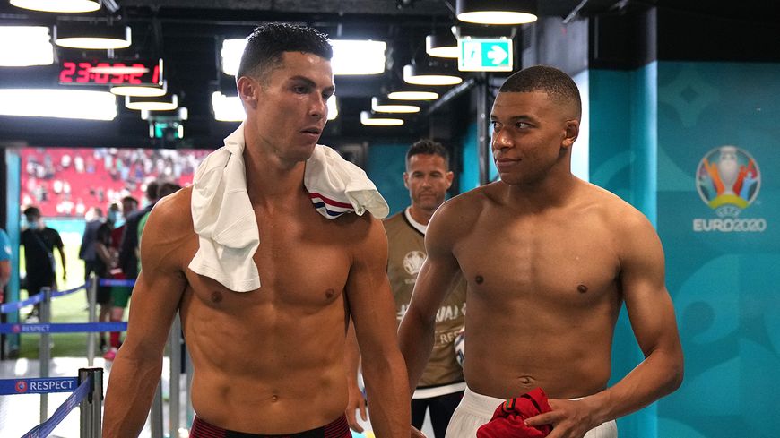 Cristiano Ronaldo et Kylian Mbappé - (photo : Angel Martinez - UEFA)