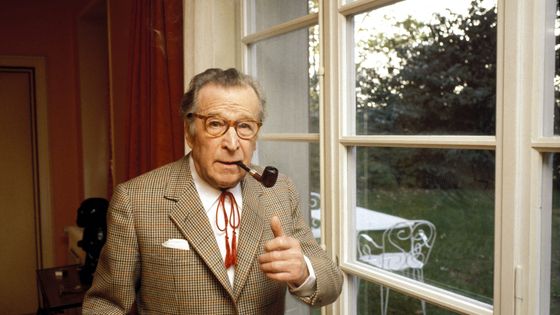Georges Simenon en 1981 ©Getty - Louis Monier
