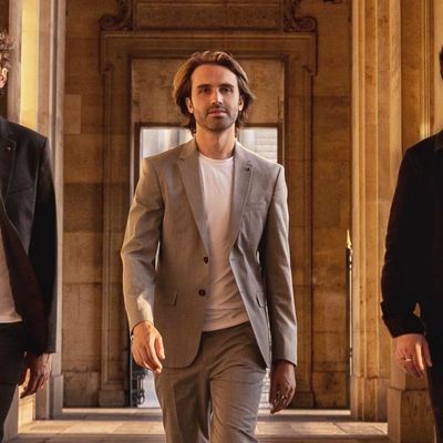 Le Trio Zadig : (de gauche à droite) Marc Girard Garcia, violoncelle - Ian Barber, piano - Boris Borgolotto, violon