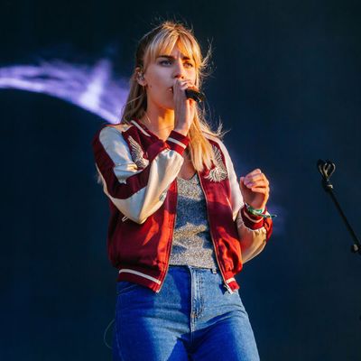 Hannah Reid du groupe "London Grammar", lors de la deuxième journée du Southside Festival, 23 juin 2018, Allemagne