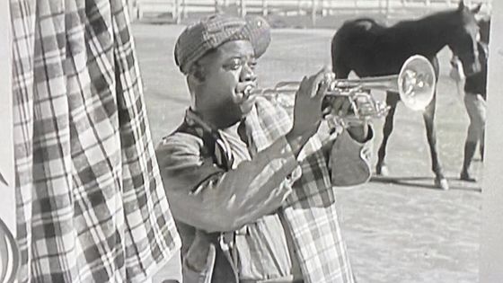 Louis Armstrong dans le film "Going Places" réalisé par Ray Enright, sorti en 1938