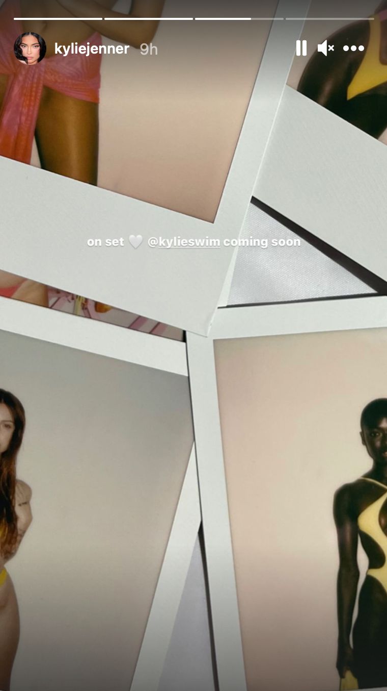 Capture d'écran du compte Instagram de Kylie Jenner