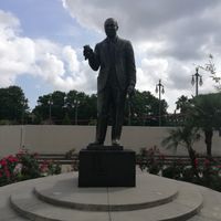 Statue de Louis Armstrong dans le parc du même nom à la Nouvelle-Orléans