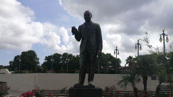 Statue de Louis Armstrong dans le parc du même nom à la Nouvelle-Orléans - Florian Royer