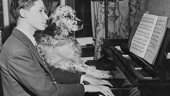 Glenn Gould et son chien Nick - Glenn Gould Foundation