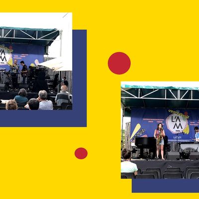 Walter Sextant, Fantôme sur le parvis de l'Astrada le 27 juillet 2021 - Jazz In Marciac
