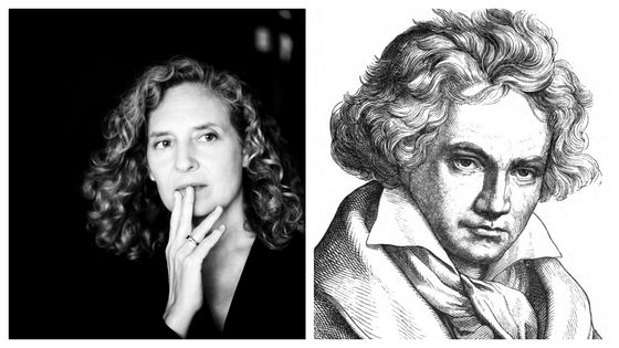 Julia Wolfe versus Ludwig Van Beethoven - cantaloupe music / wikimedia commons