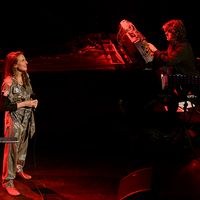 Claudia Solal & Benjamin Moussay le 03 août 2021 sur la scène de l'Astrada