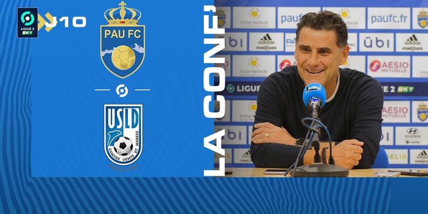 Didier Thulot, bei einer Pressekonferenz vor dem Spiel im Camp Nouste.