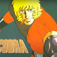 Capture écran du générique de Cobra par Akio Sugino et Osamu Dezaki d'après le manga de Buichi Terasawa.